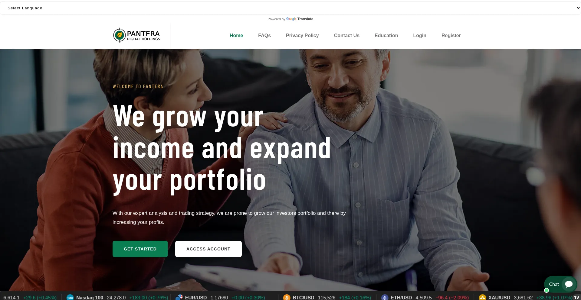 Panteradigitalholdings.com é Seguro e Confiável?