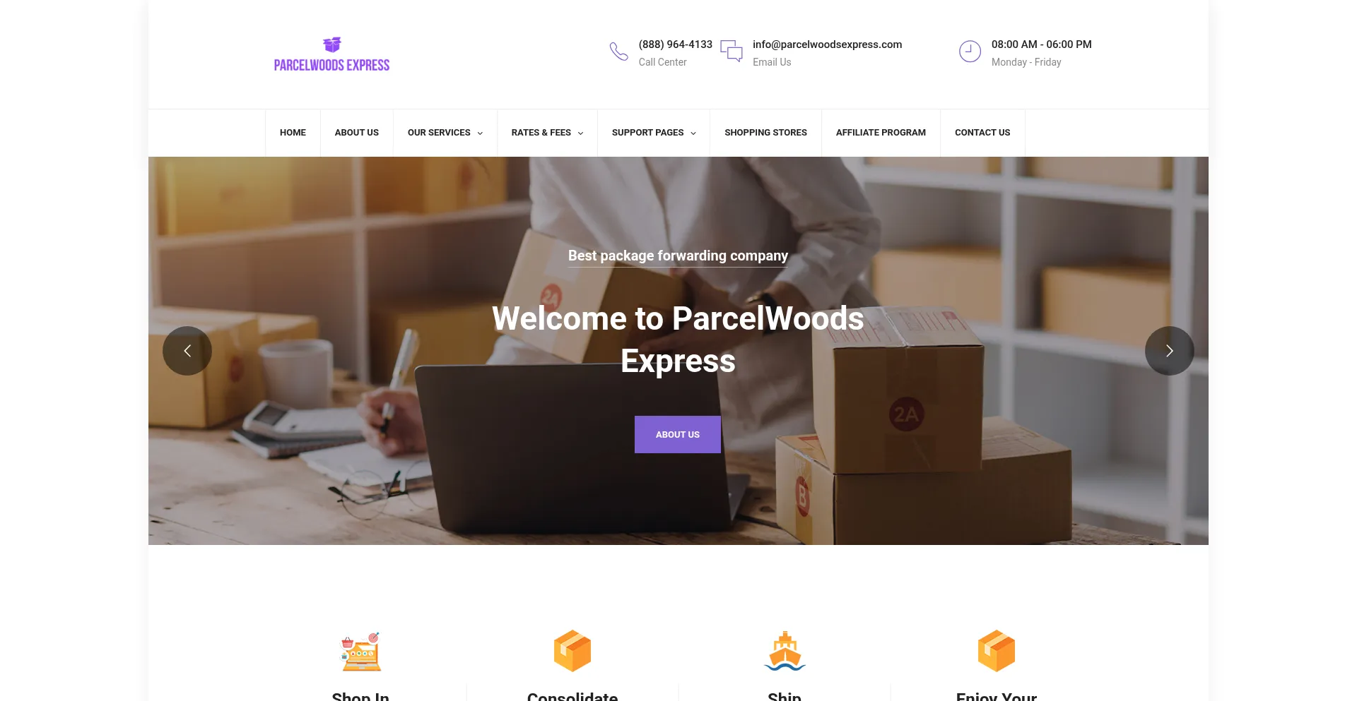 Parcelwoodsexpress.com