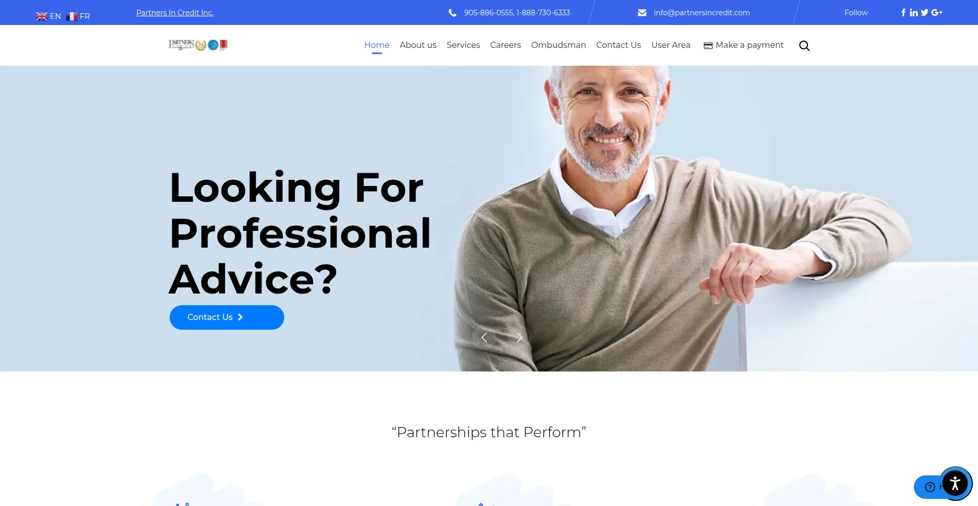 Partnersincredit.com é Seguro e Confiável?