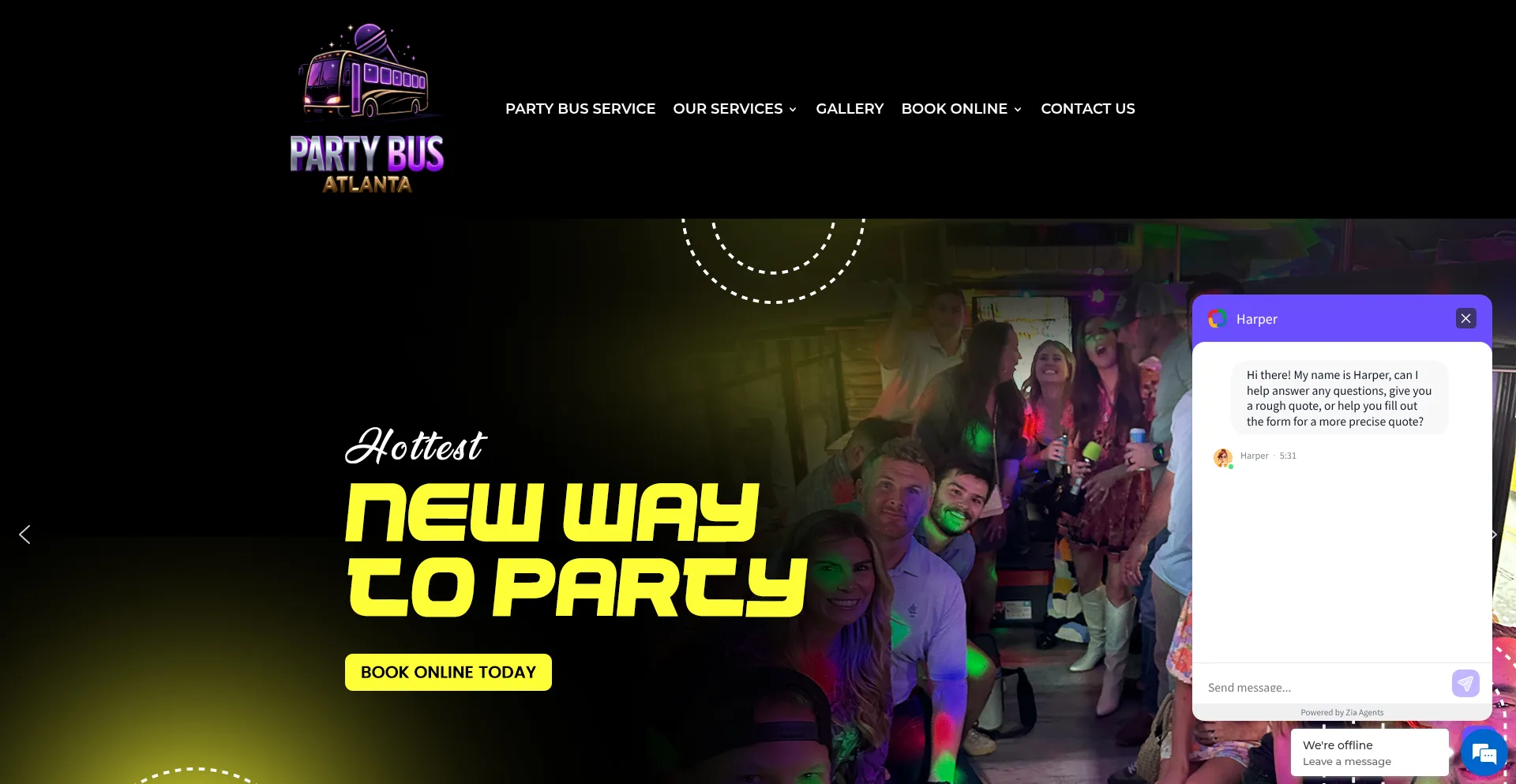 Partybus-atl.com