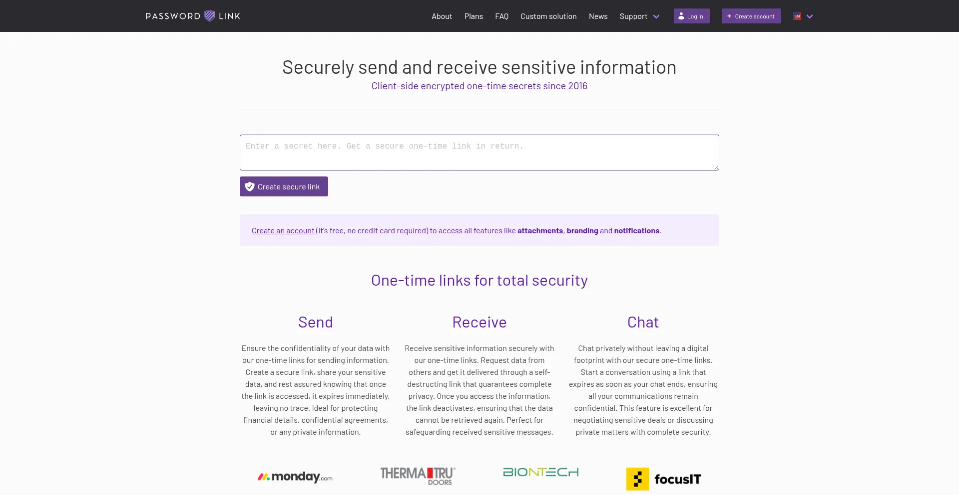 Password.link é Seguro e Confiável?