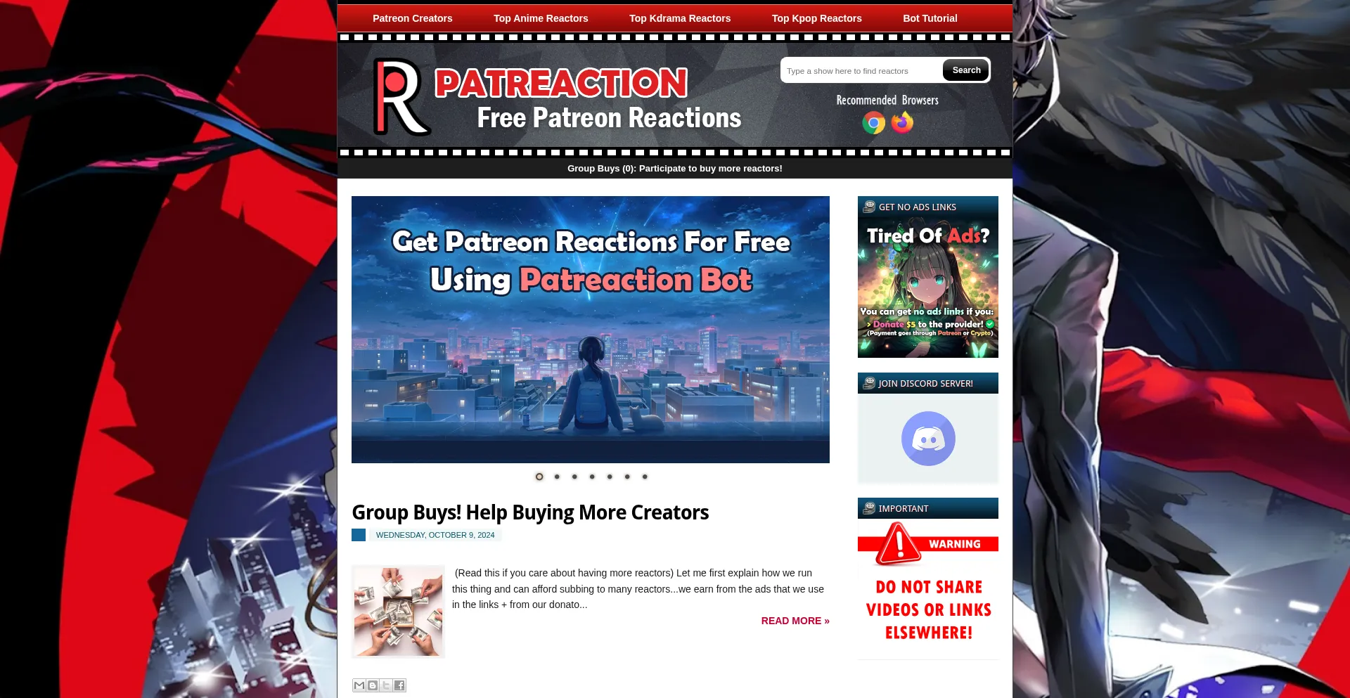 Patreaction.com