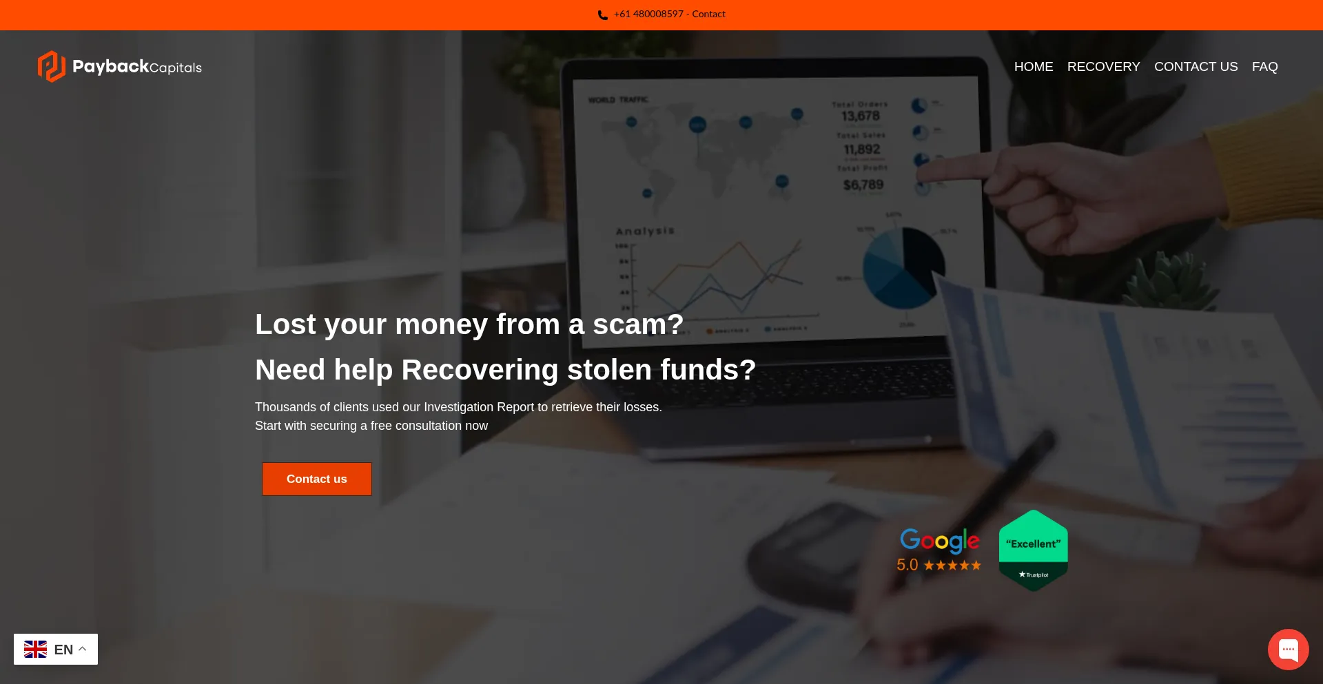 Paybackcapitals.com é Seguro e Confiável?