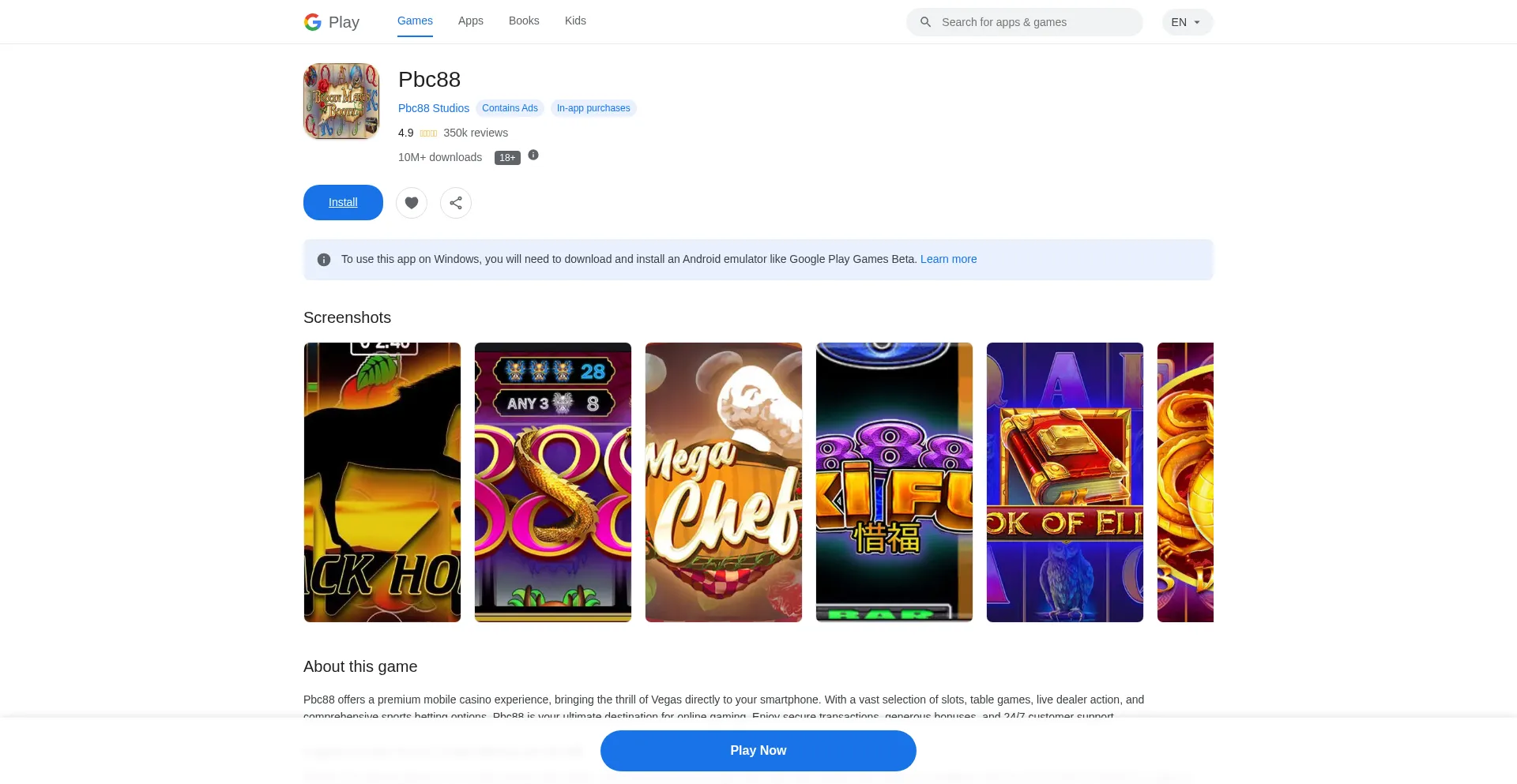 Pbc88casino.app