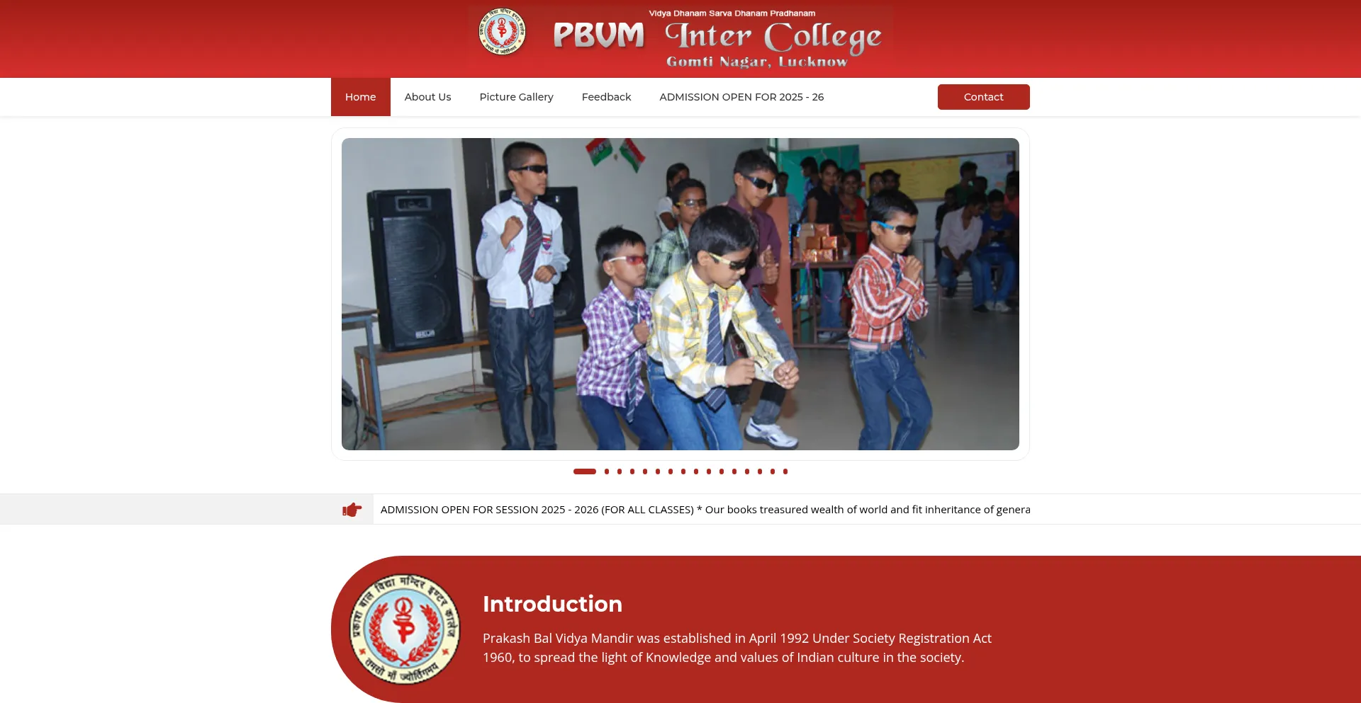 Pbvmintercollege.co.in