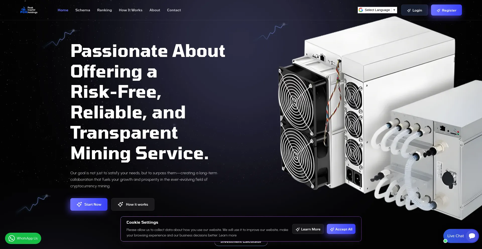Peakcapitalholdings.com é Seguro e Confiável?