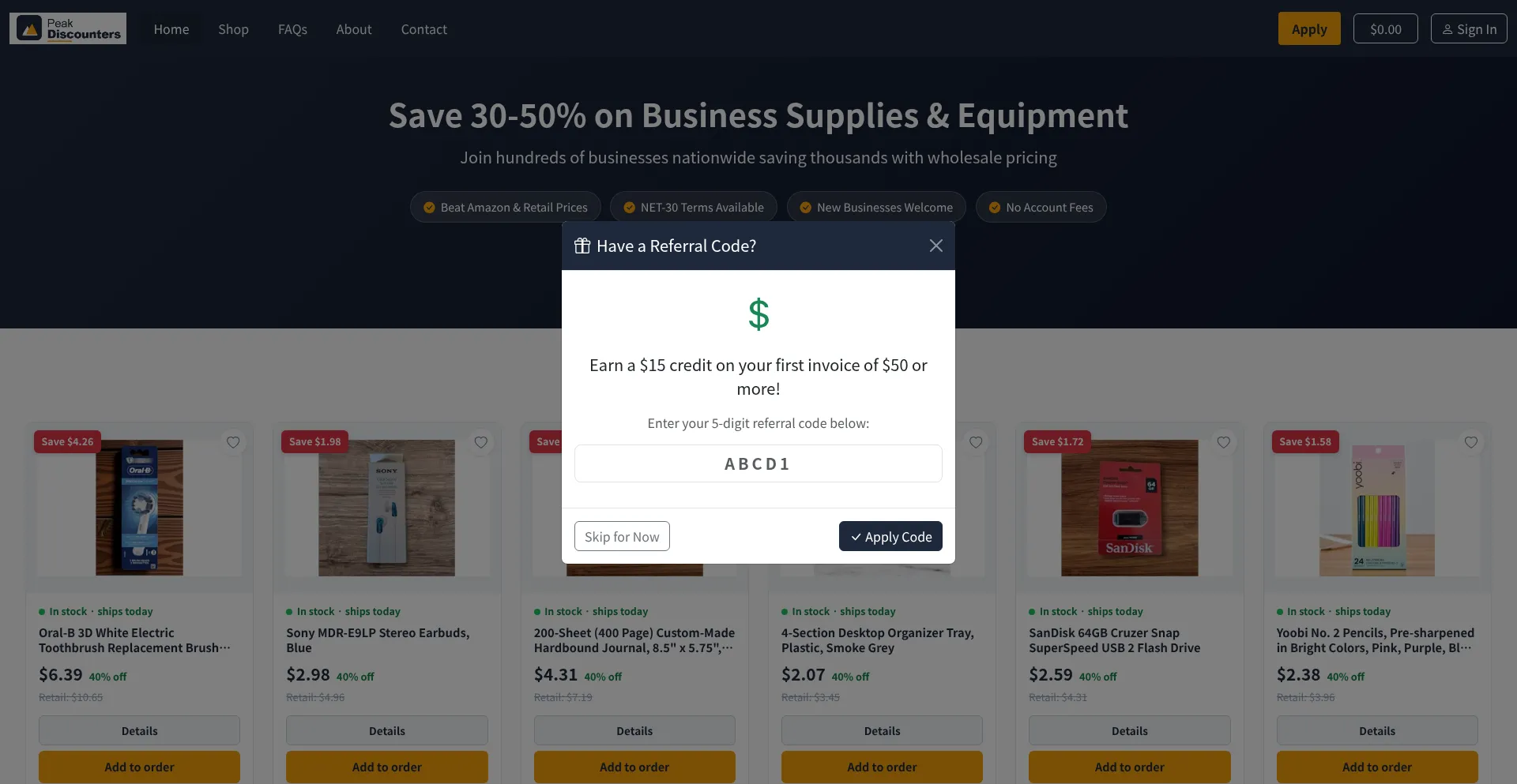 Peakdiscounters.com