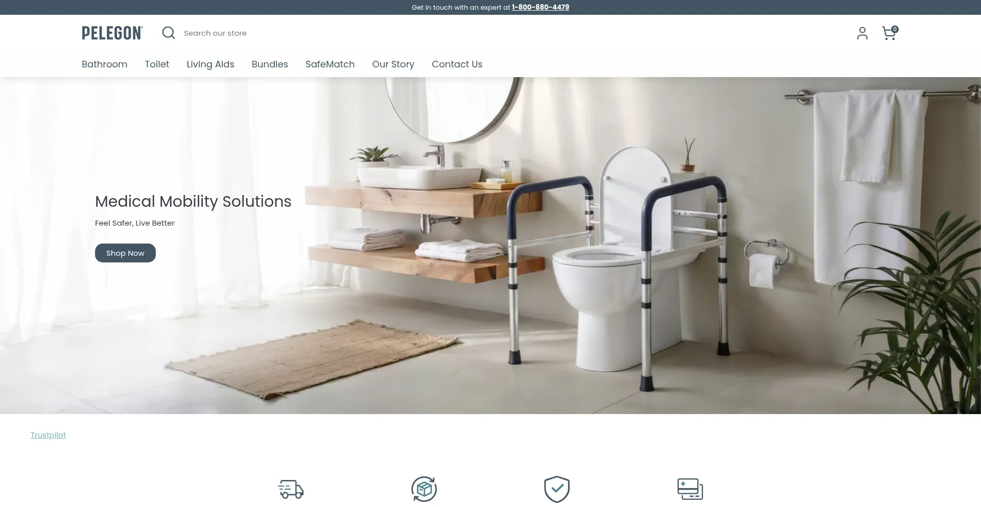 Website screenshot of Pelegon.com