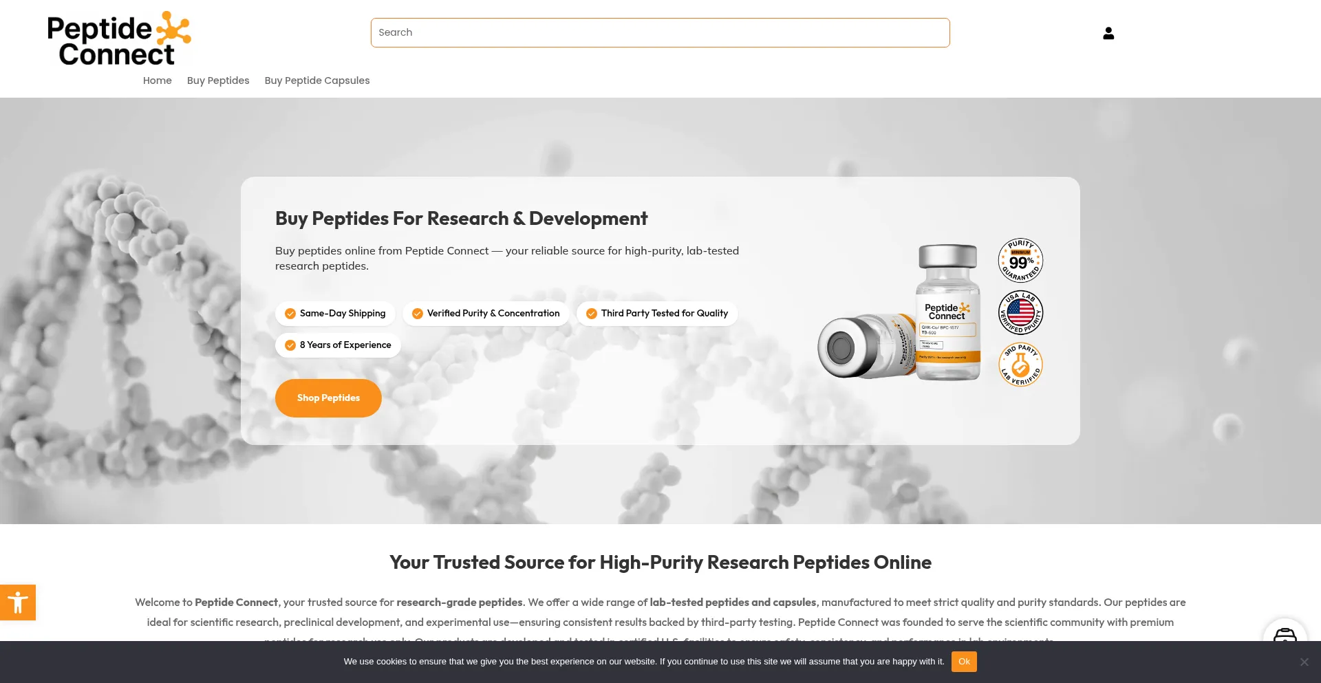 Peptideconnect.com é Seguro e Confiável?