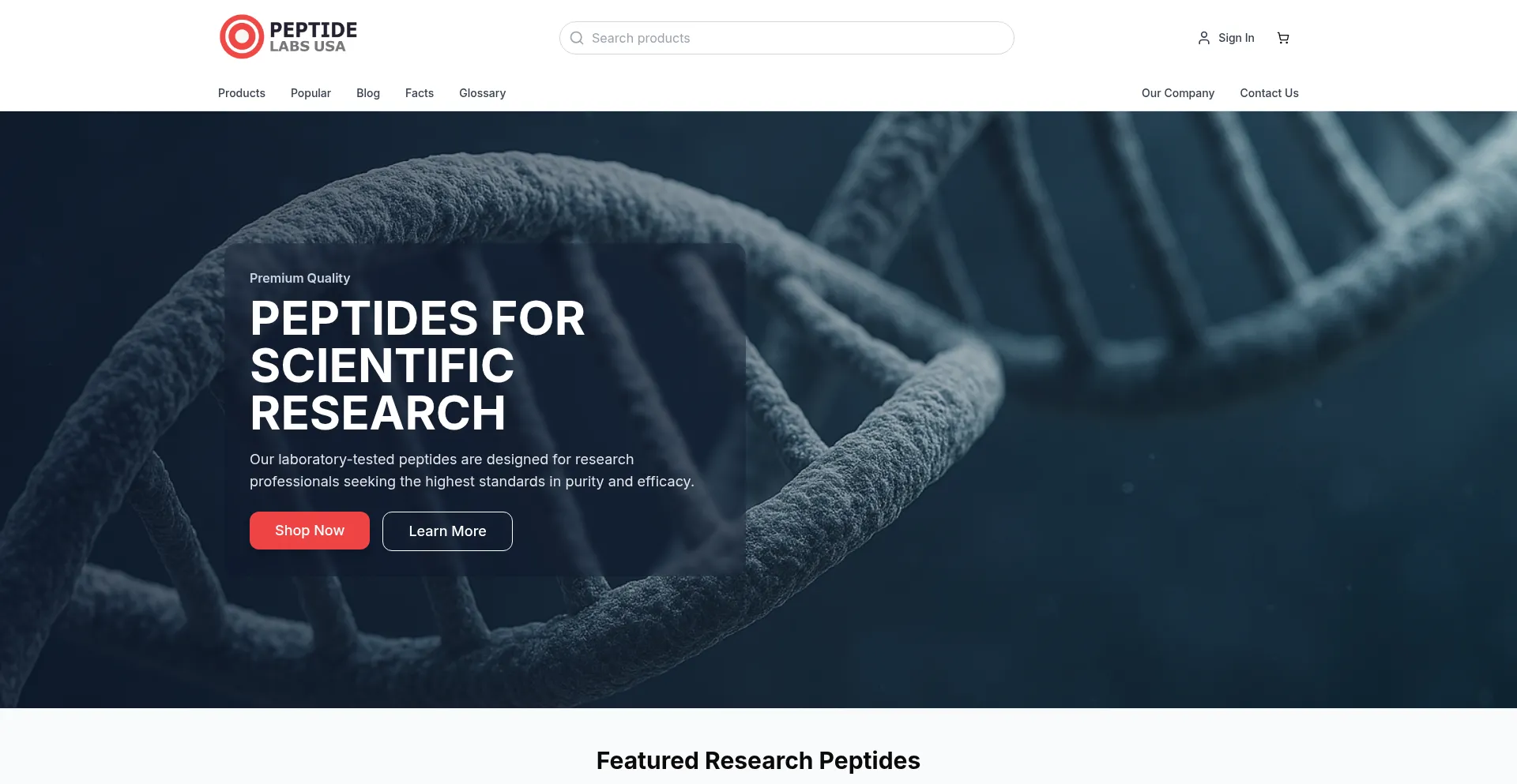 Peptidelabsusa.com é Seguro e Confiável?