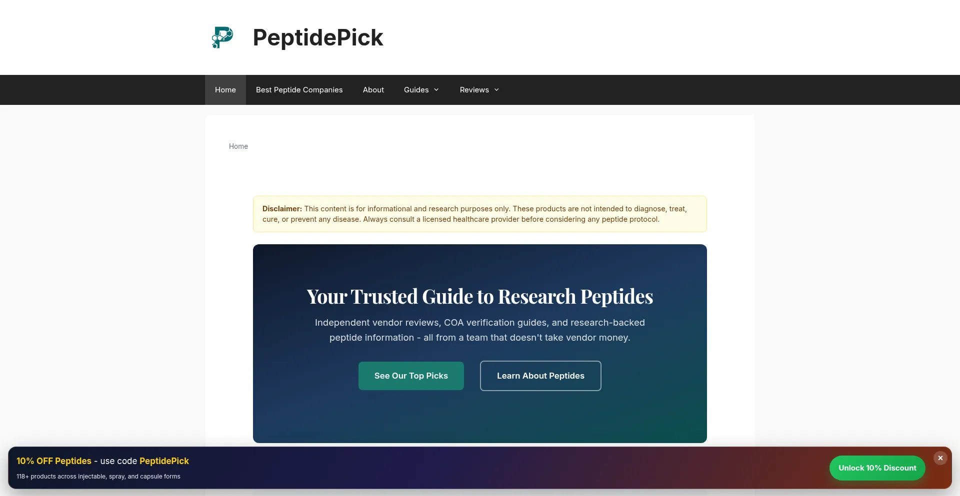Peptidepick.com