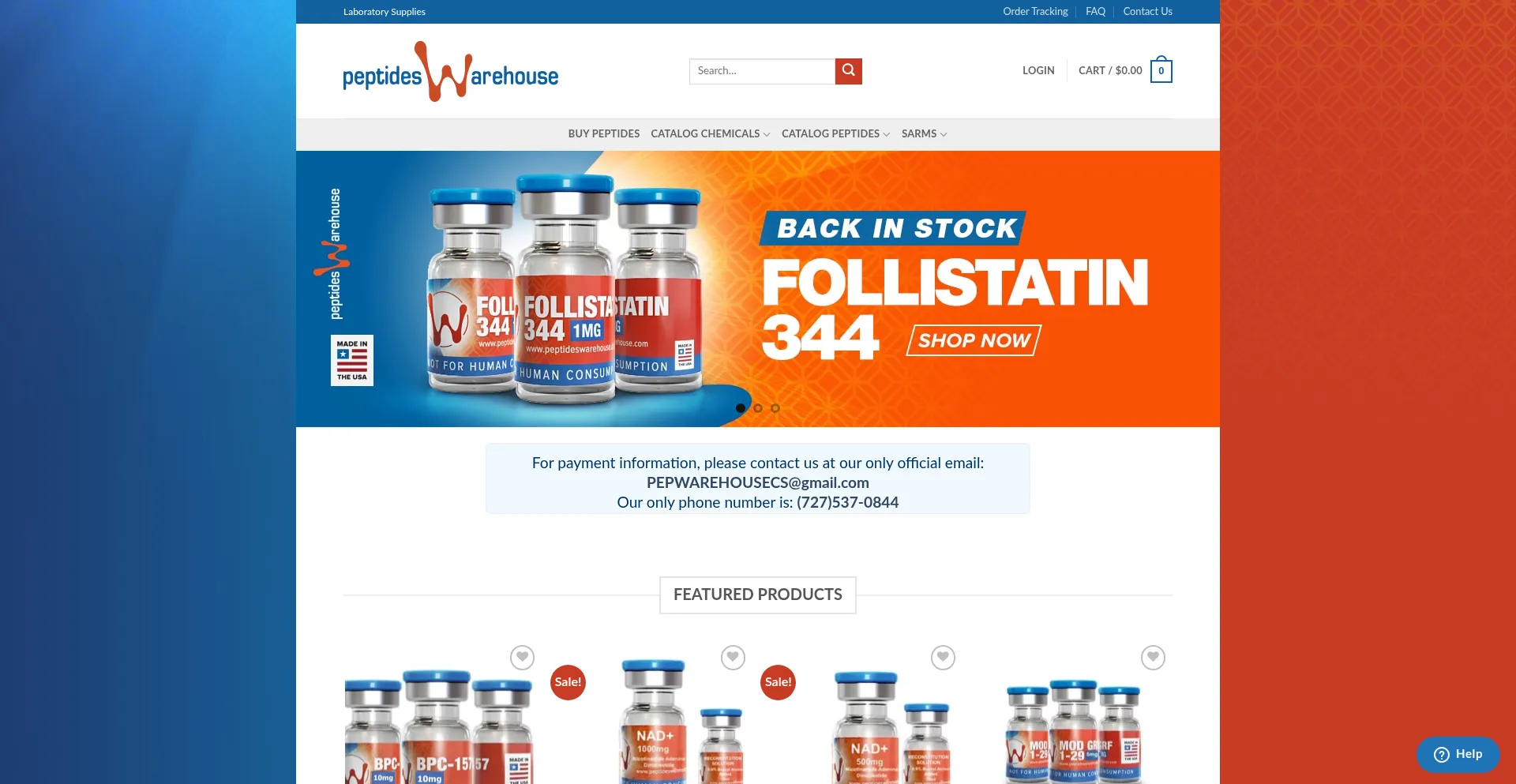 Peptideswarehouse.com é Seguro e Confiável?