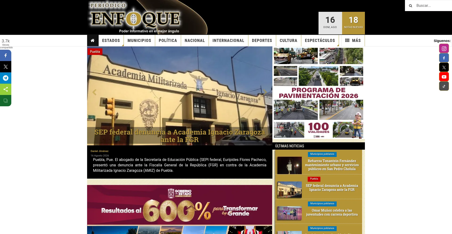 Periodicoenfoque.com.mx