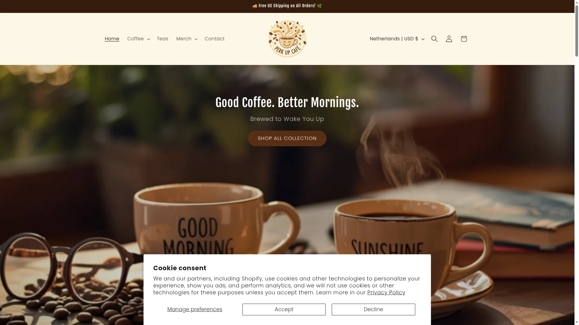 Perkupcafe.shop