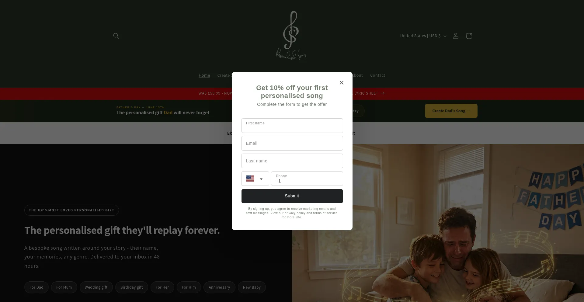 Personalisedsong.co.uk