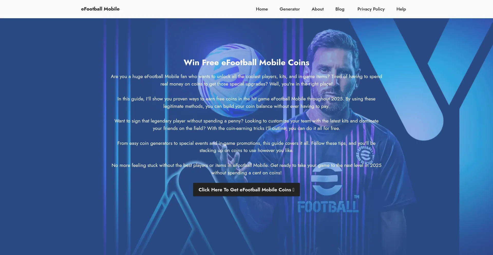 Website screenshot of Pesmobi.com