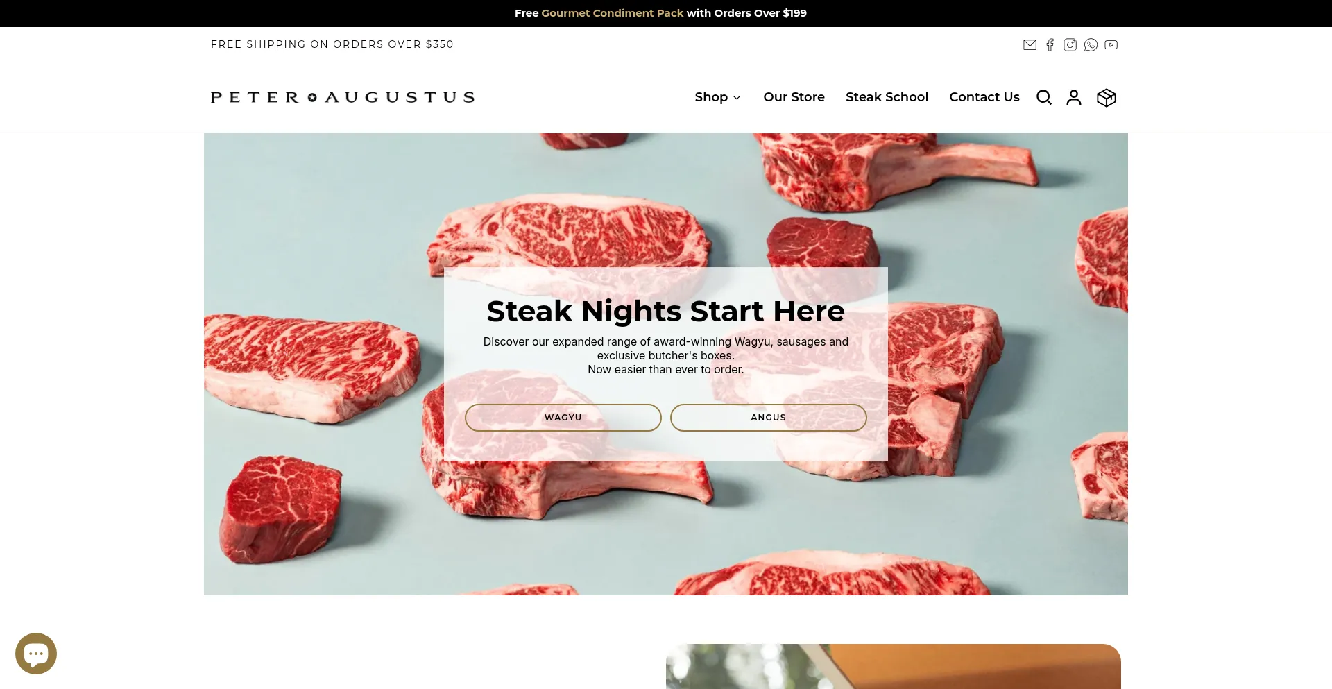 Website screenshot of Peteraugustus.com.au