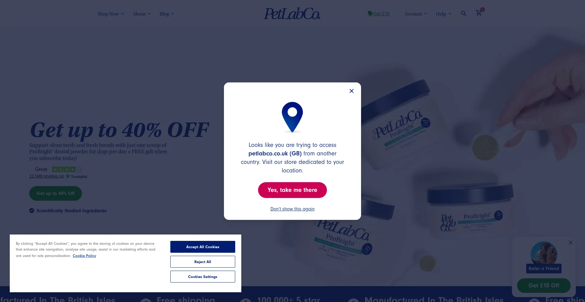 Petlabco.co.uk é Seguro e Confiável?