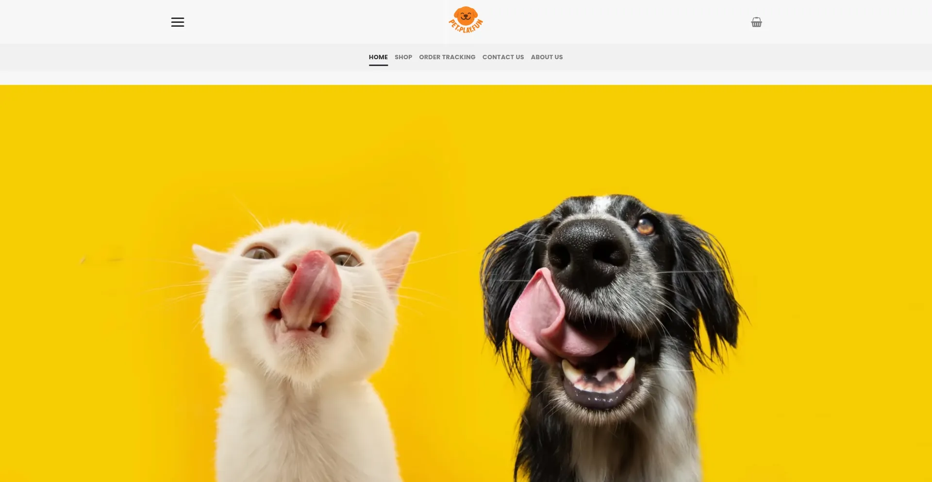Website screenshot of Petplayfun.com