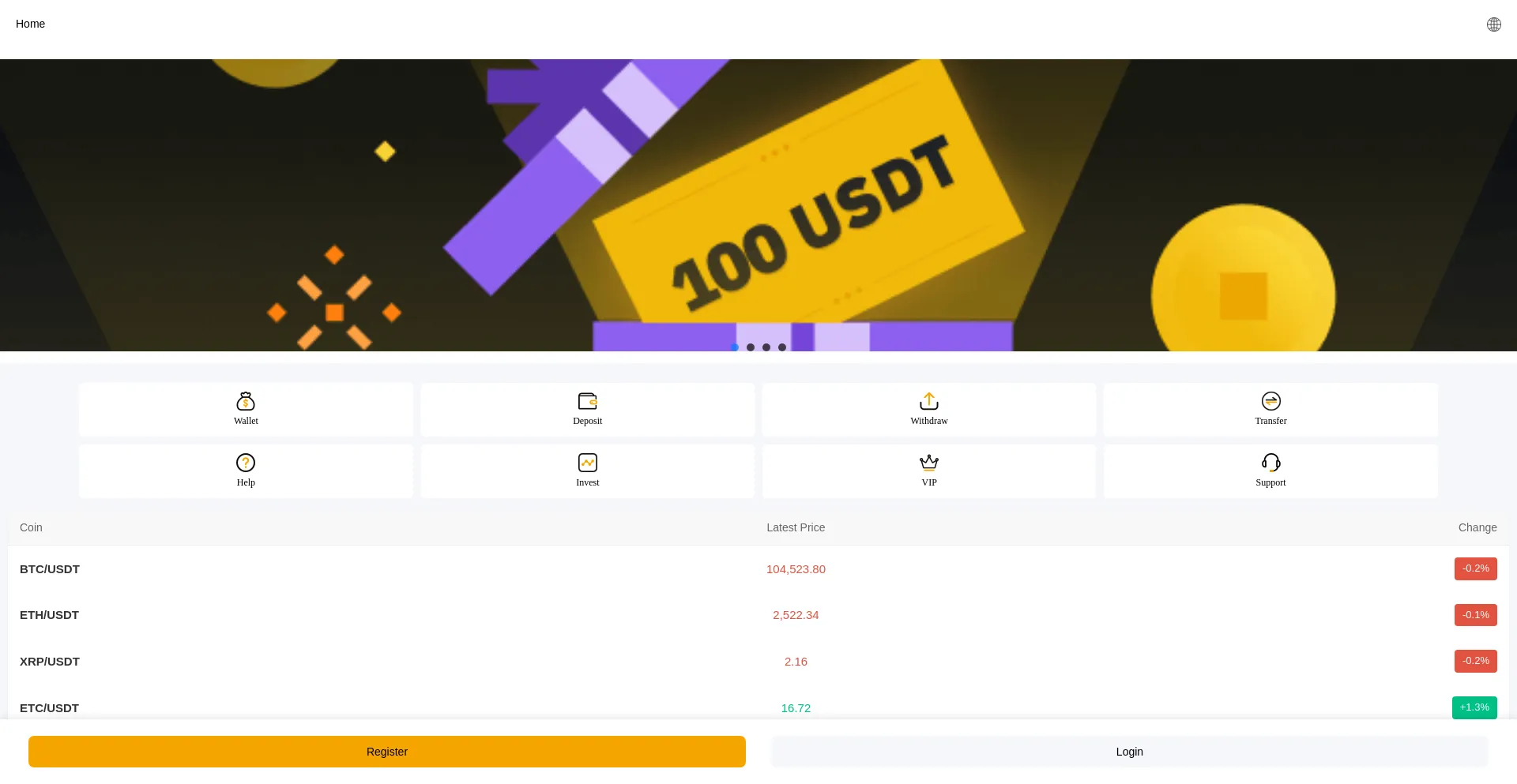Website screenshot of Pexa.cc