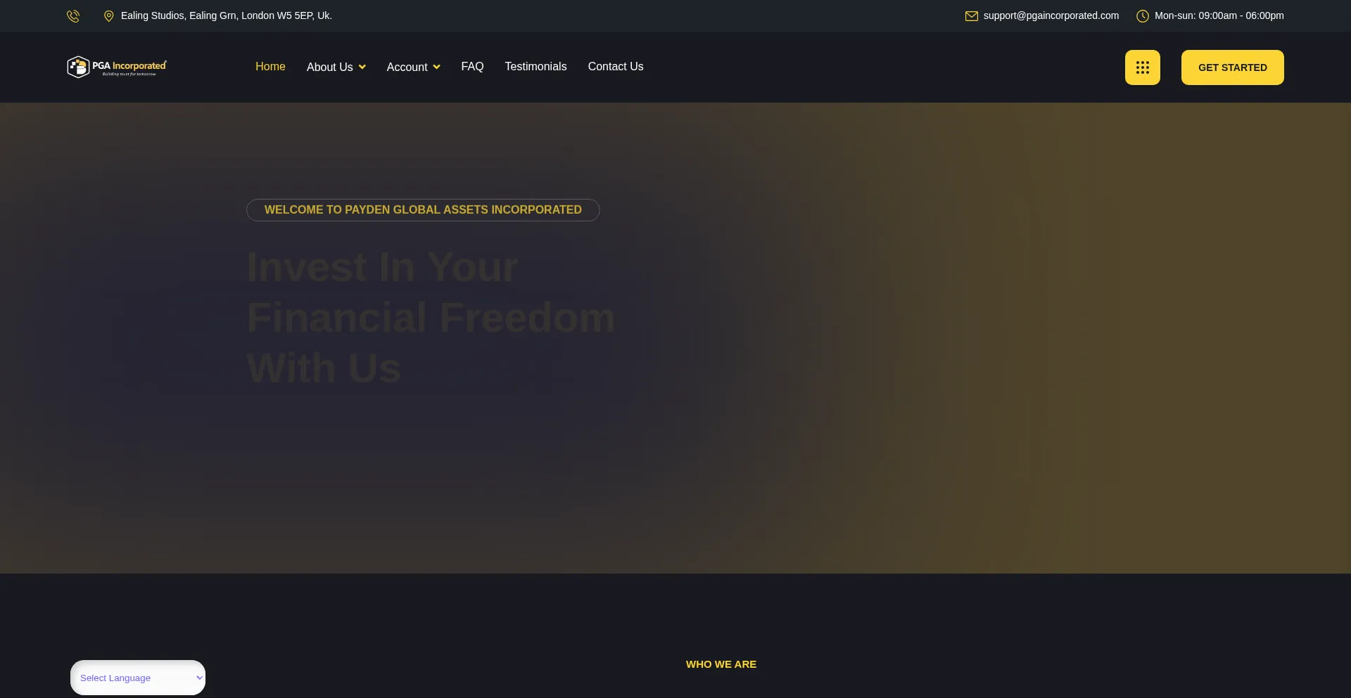 Pgaincorporated.com