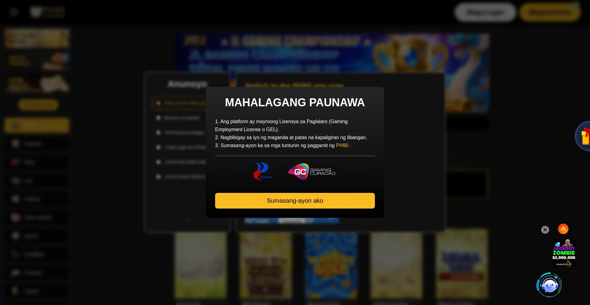 Website screenshot of Ph90.net