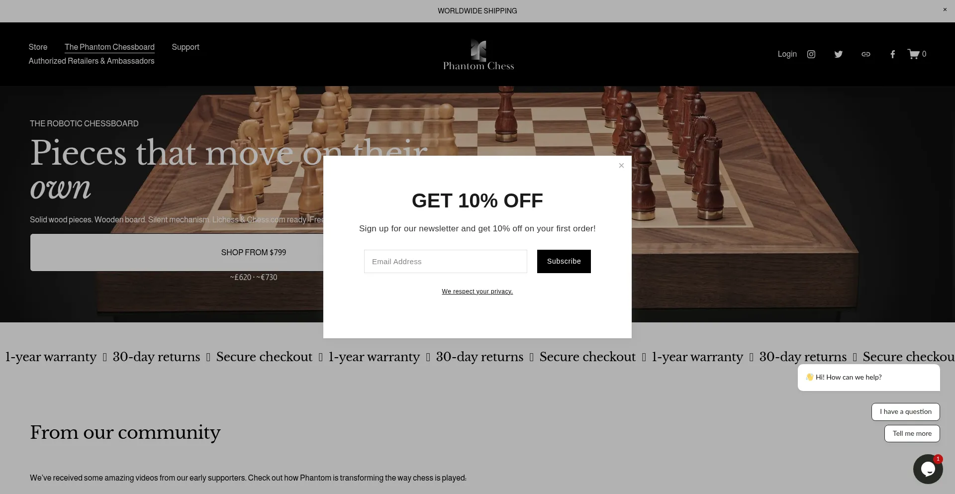 Phantomchessboard.com
