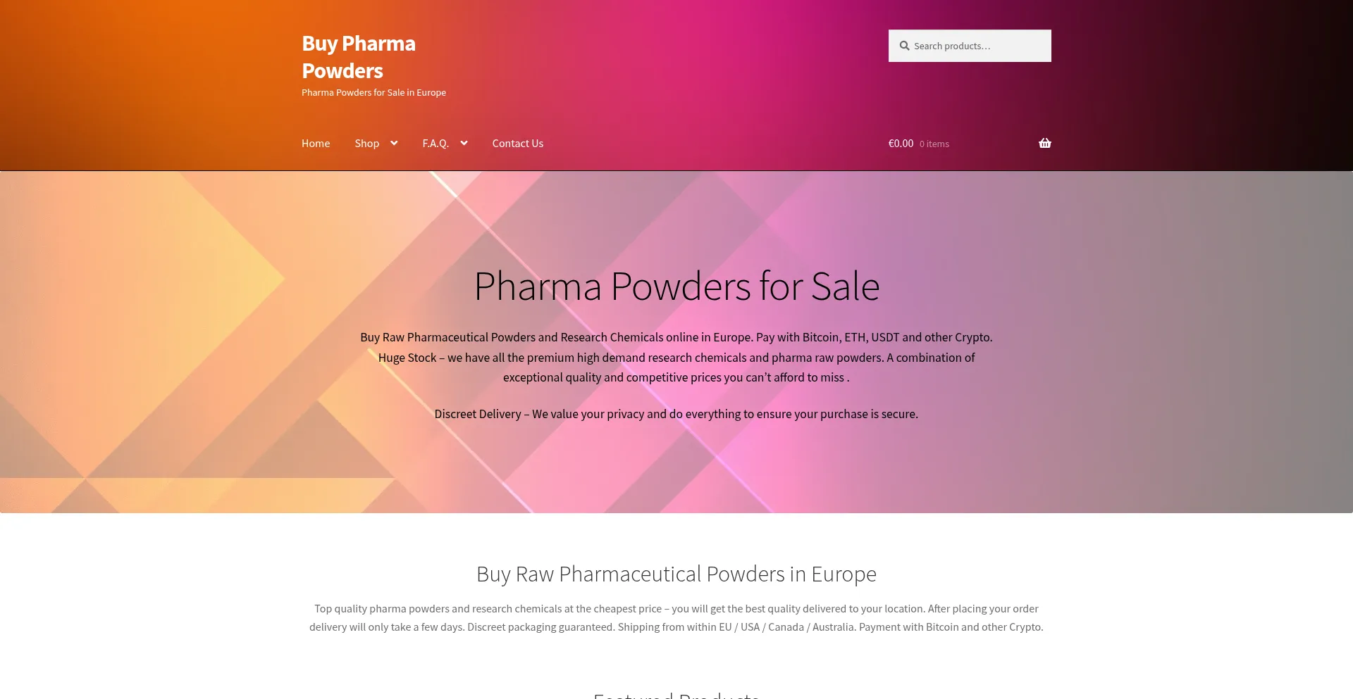 Pharmapowderbuy.com é Seguro e Confiável?