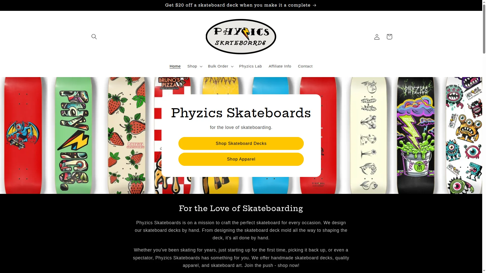 Phyzicsskateboards.com