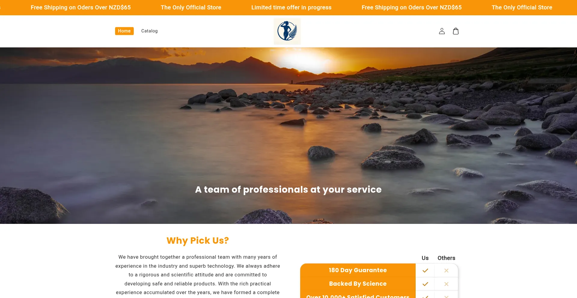 Website screenshot of Picdonz.com