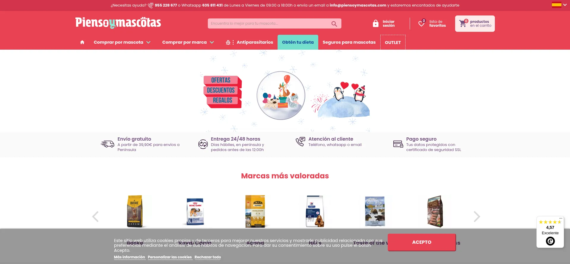 Piensoymascotas.com é Seguro e Confiável?