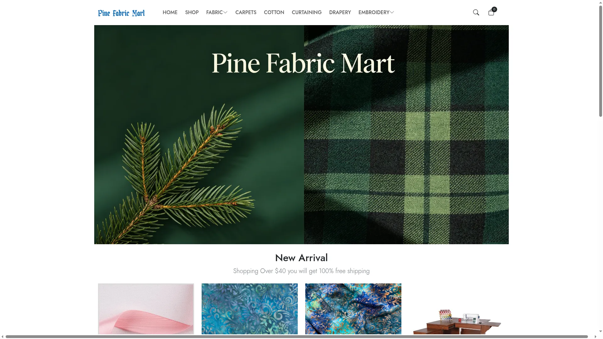 Pinefabricmart.com