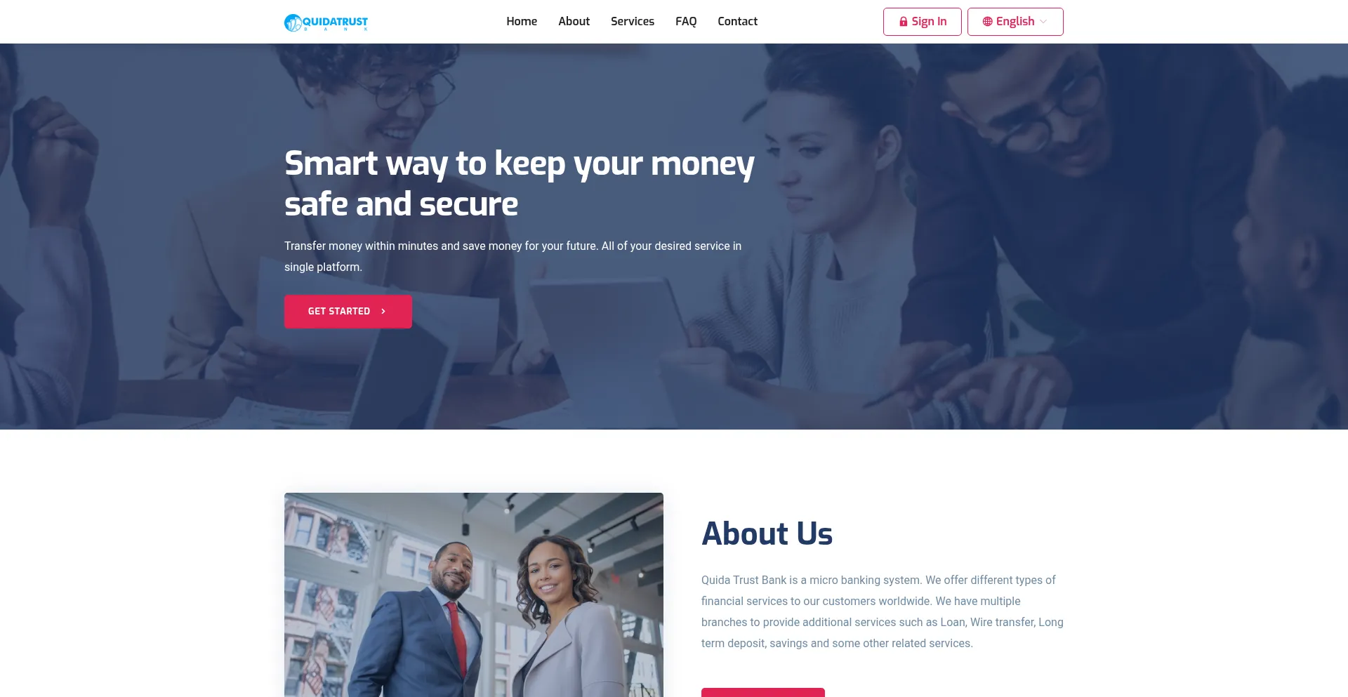 Website screenshot of Pinnaclecfb.com