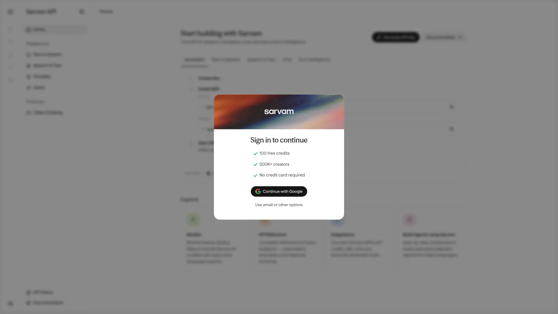 Platform.sarvam.ai
