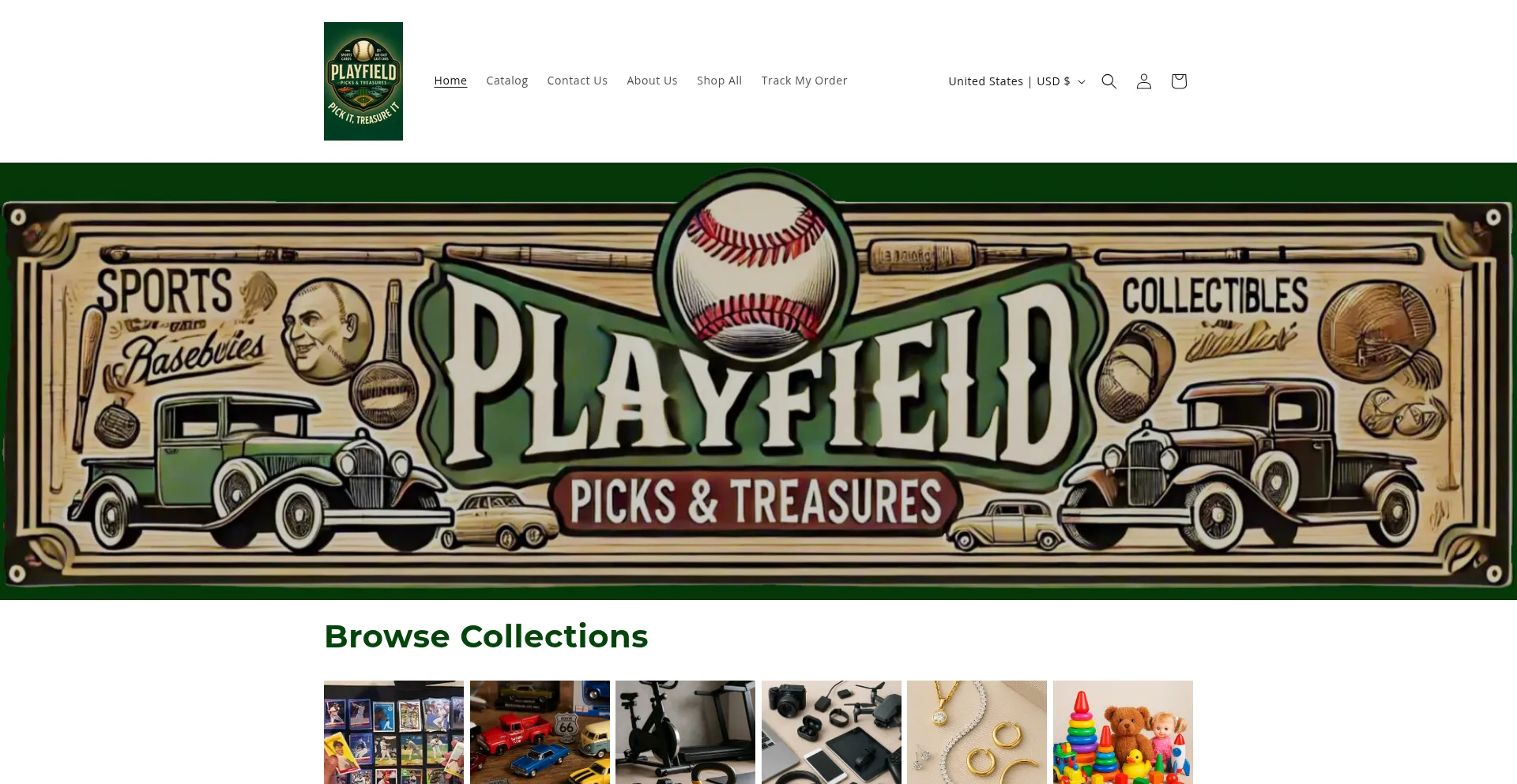 Website screenshot of Playfieldpicks.com