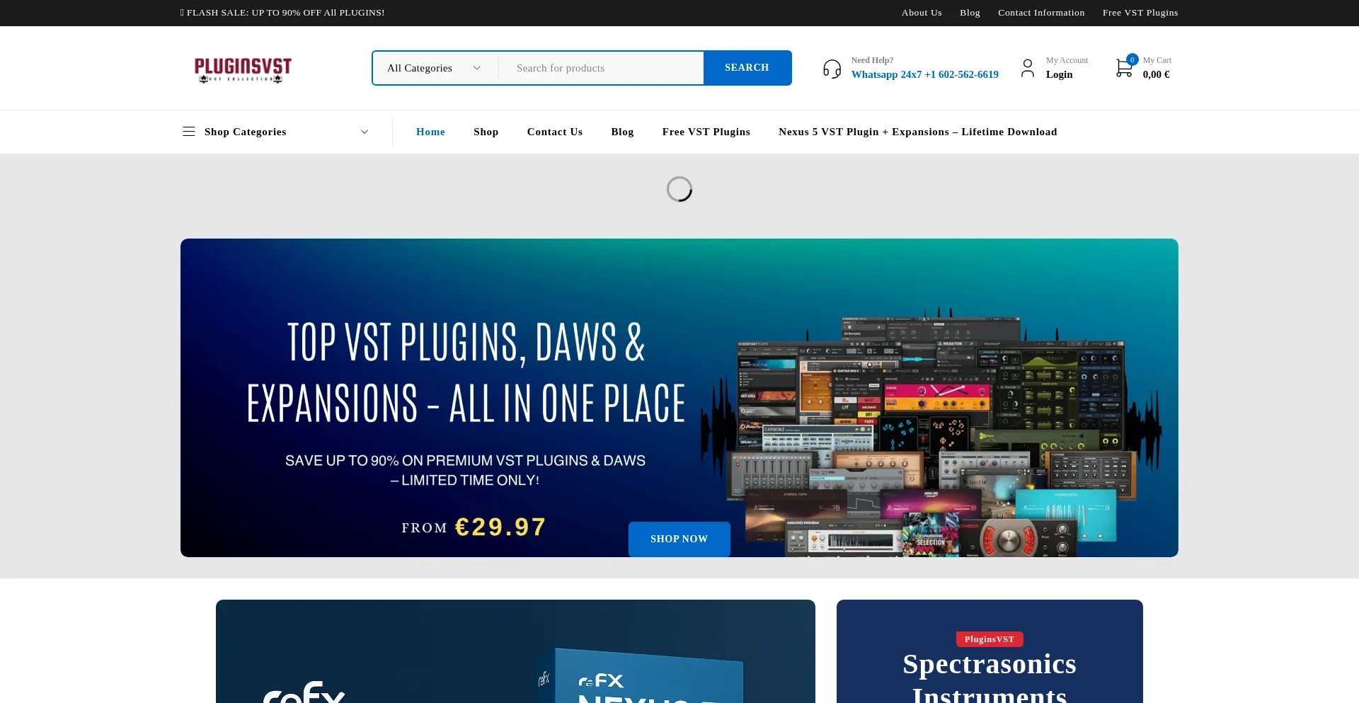 Pluginsvst.com Screenshot