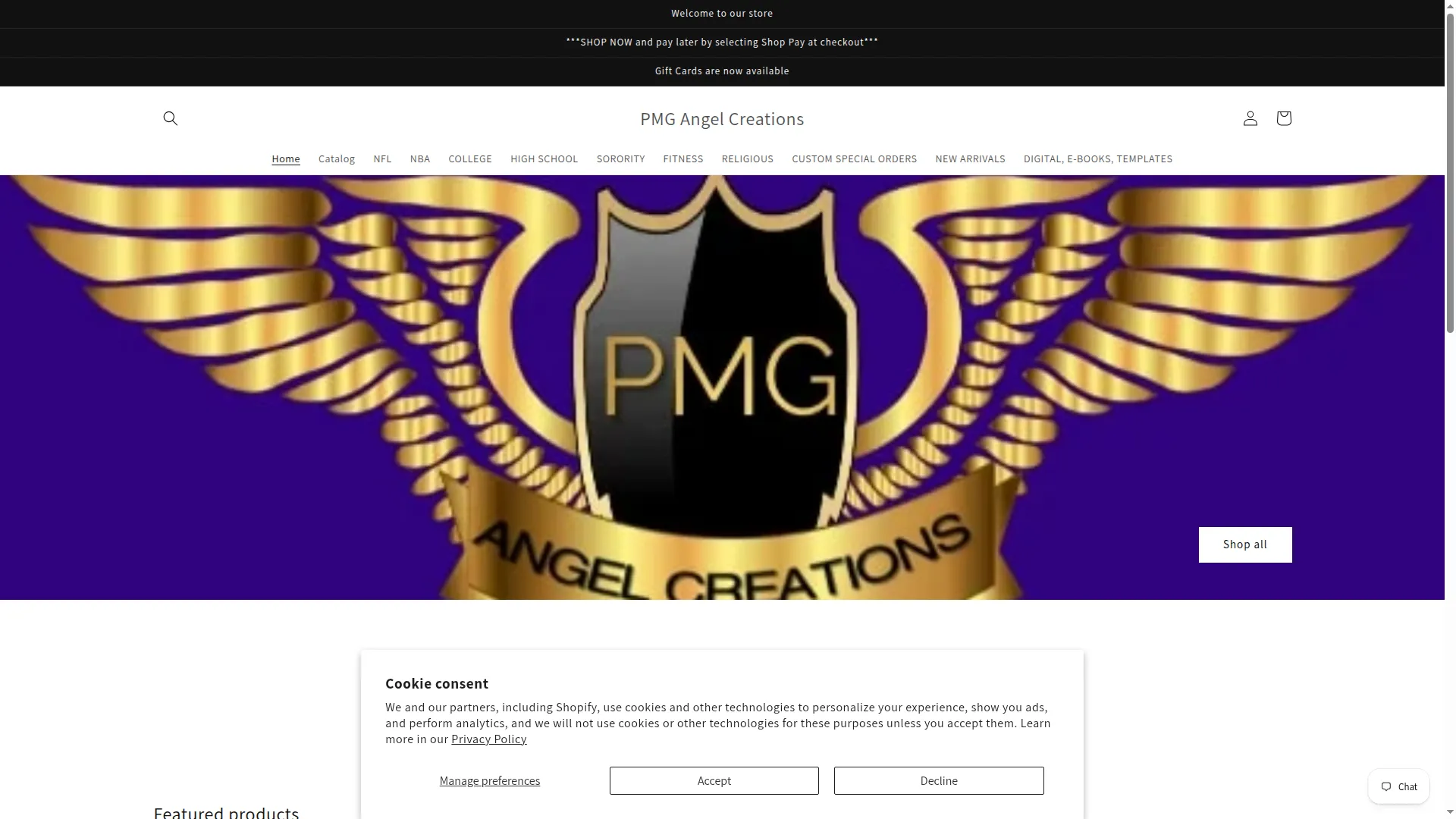 Pmgangelcreations.com