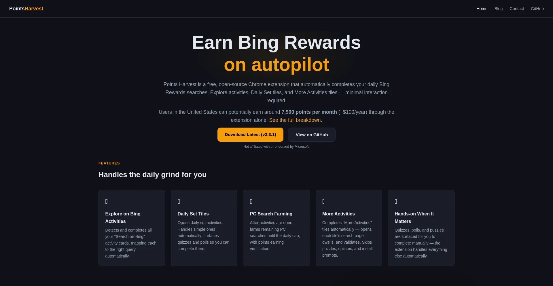 Pointsharvest.com
