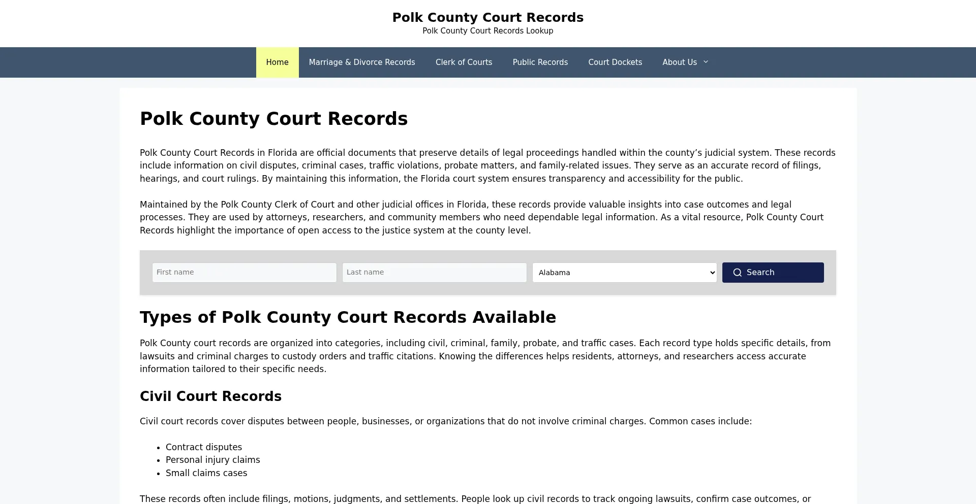 Polkcountycourts.org