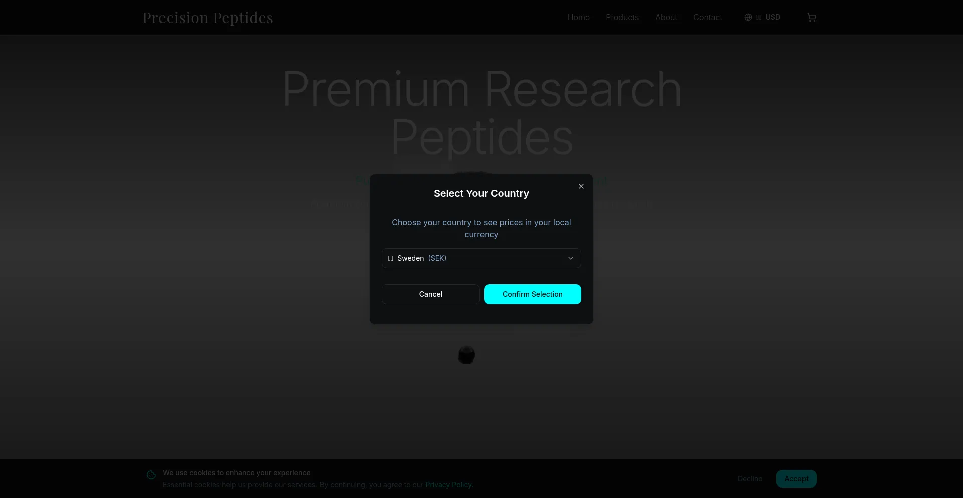 Precision-peptide.com é Seguro e Confiável?