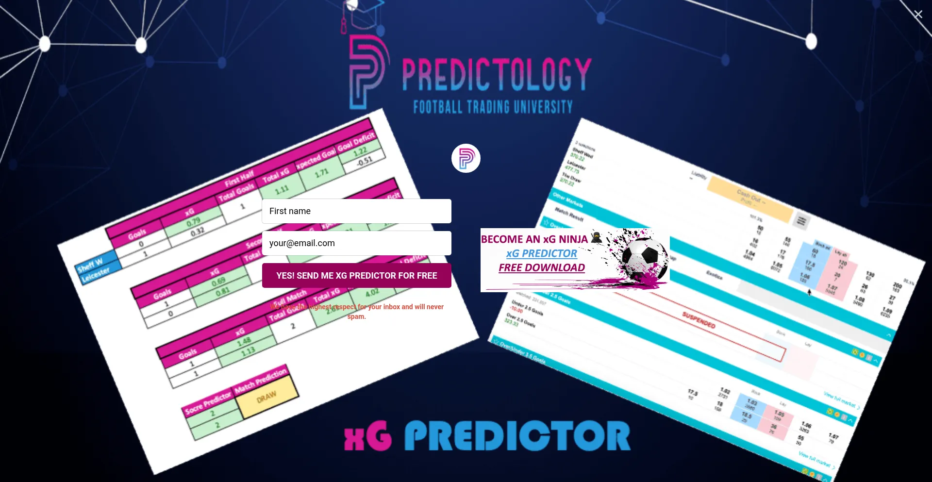 Website screenshot of Predictology.co
