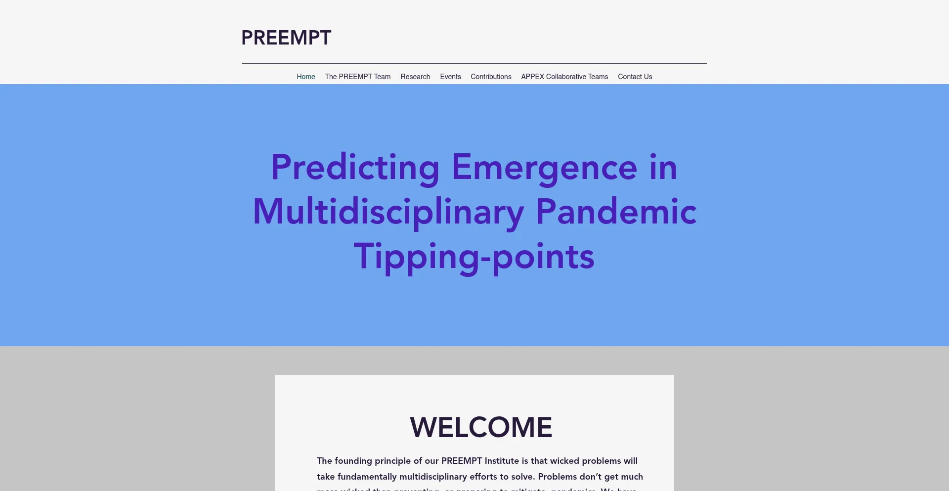 Preemptpandemics.org