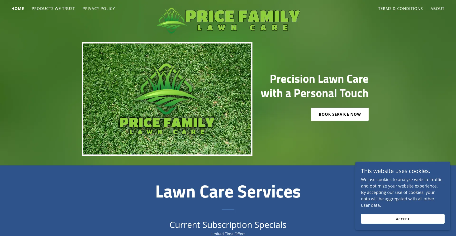 Pricefamilylawns.com é Seguro e Confiável?