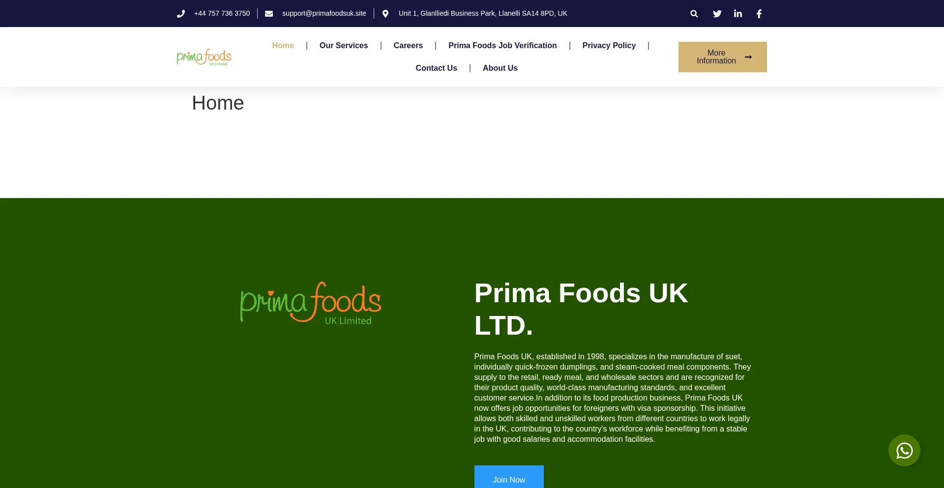 Primafoodsuk.site é Seguro e Confiável?