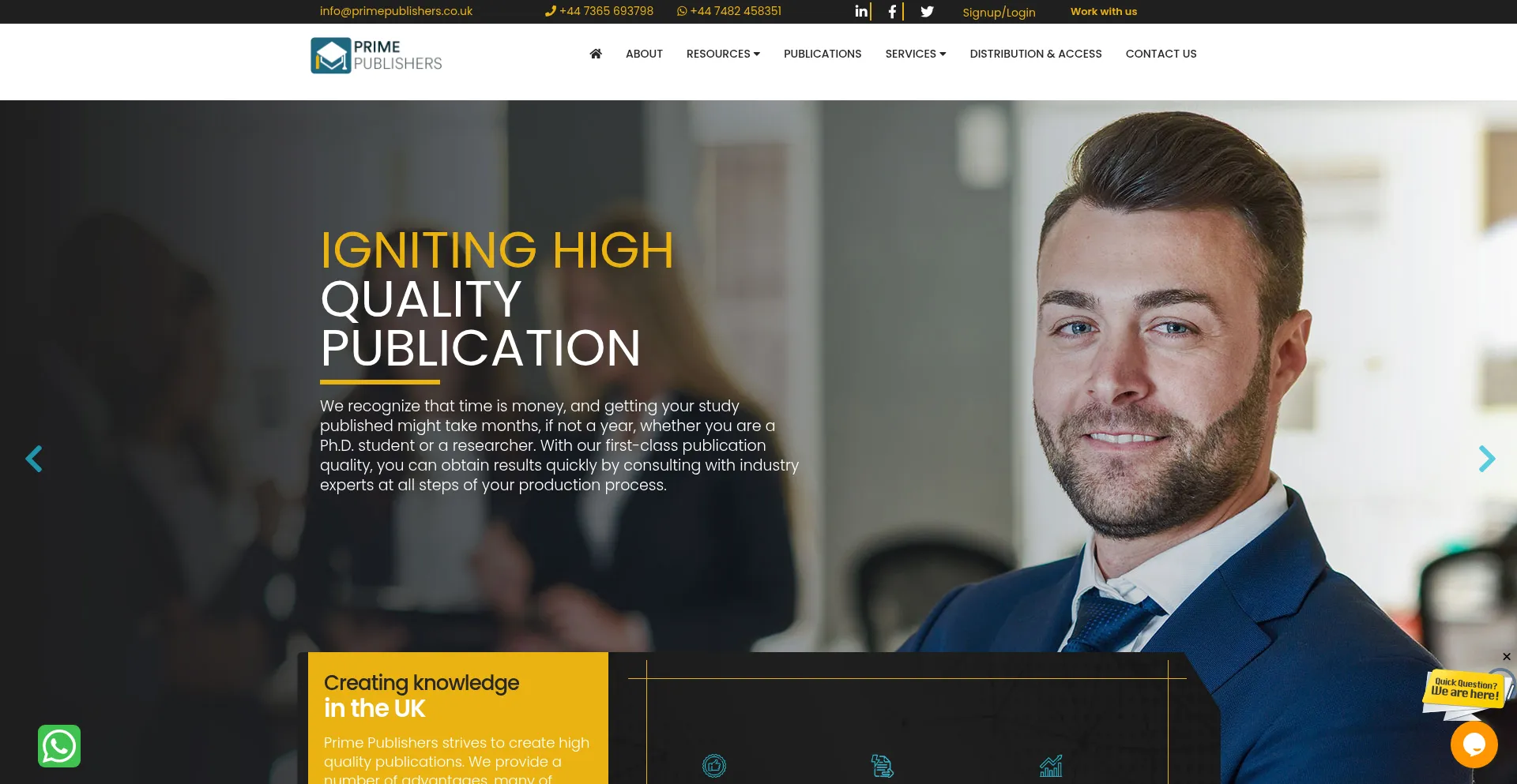 Primepublishers.co.uk é Seguro e Confiável?