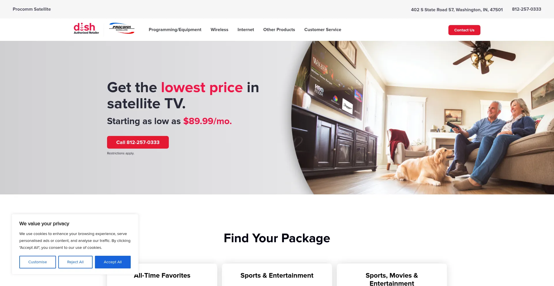 Procommsatellite.getdish.com