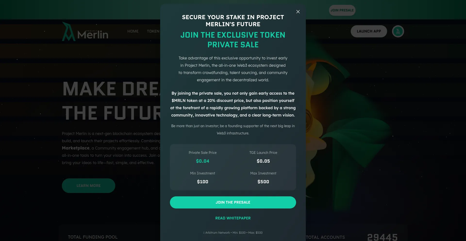 Projectmerlin.io é Seguro e Confiável?