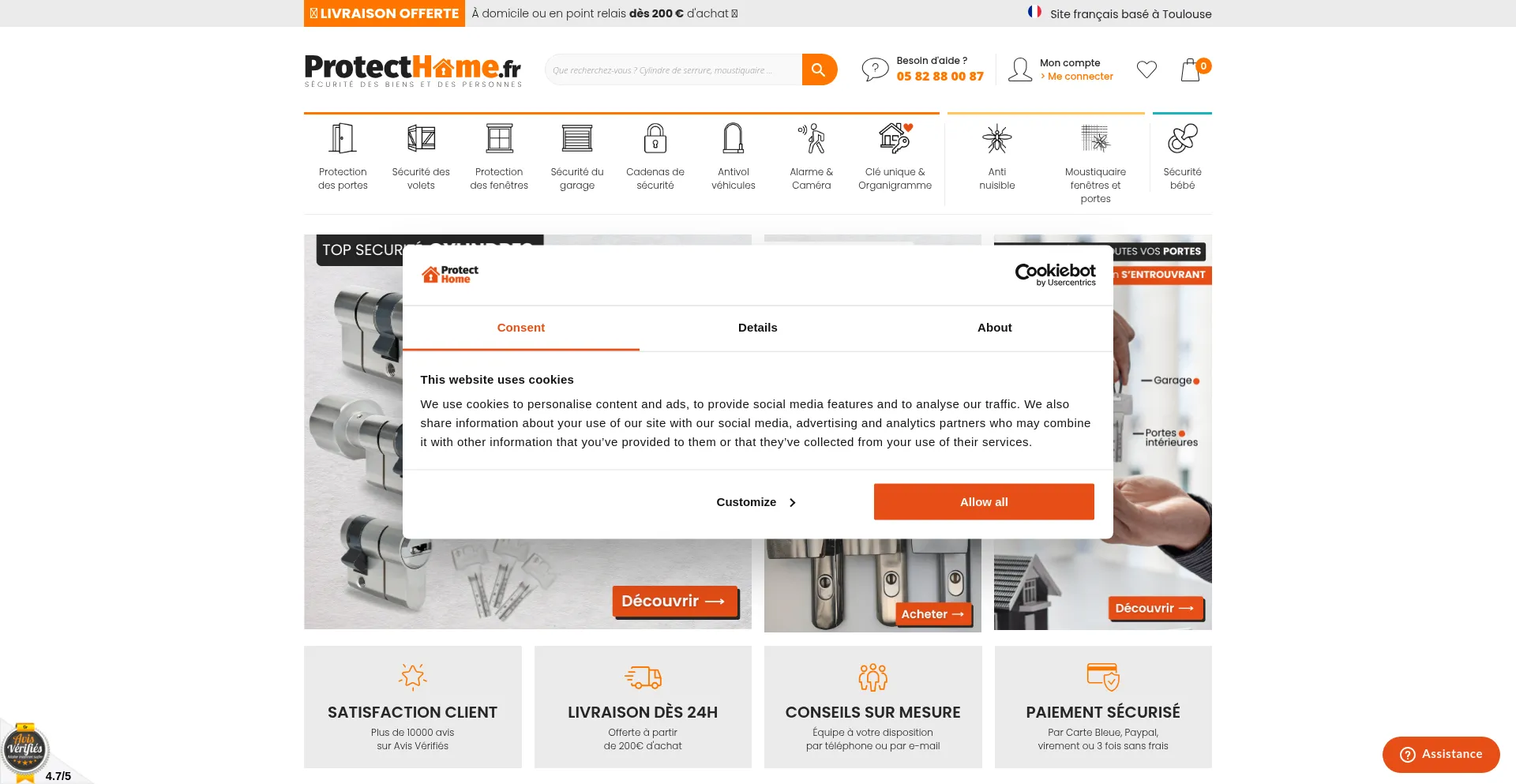 Protecthome.fr é Seguro e Confiável?
