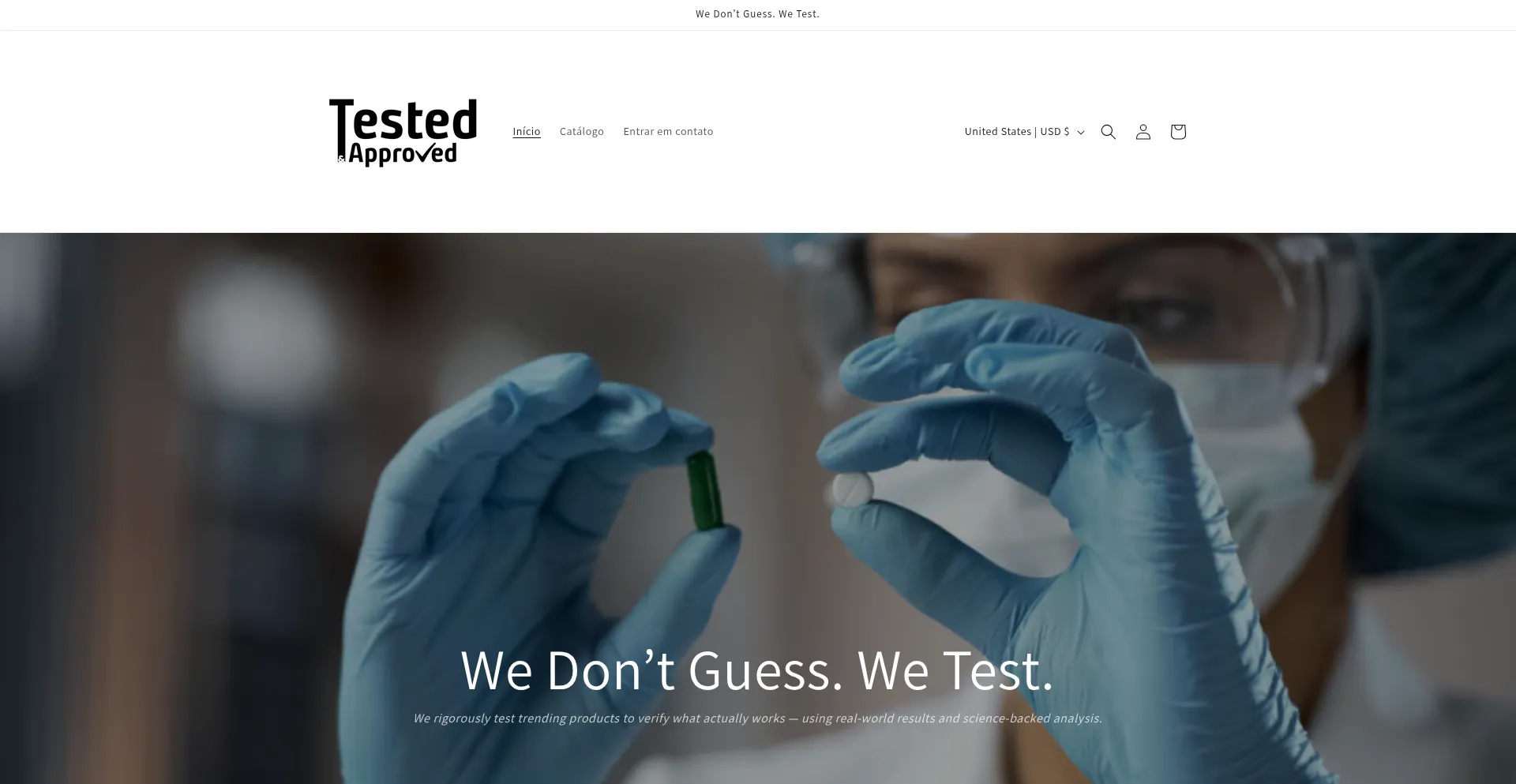 Website screenshot of Provenandapproved.com