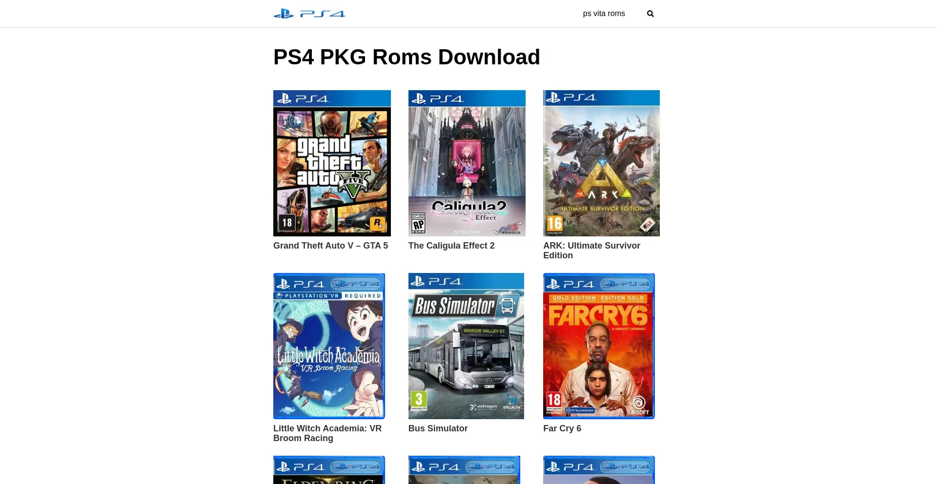 Ps4pkgroms.com